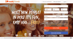 Desktop Screenshot of mobifriends.com.pe