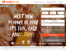 Tablet Screenshot of mobifriends.com.pe