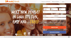 Desktop Screenshot of lima.mobifriends.com.pe