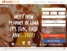 Tablet Screenshot of lima.mobifriends.com.pe