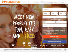 Tablet Screenshot of mobifriends.com
